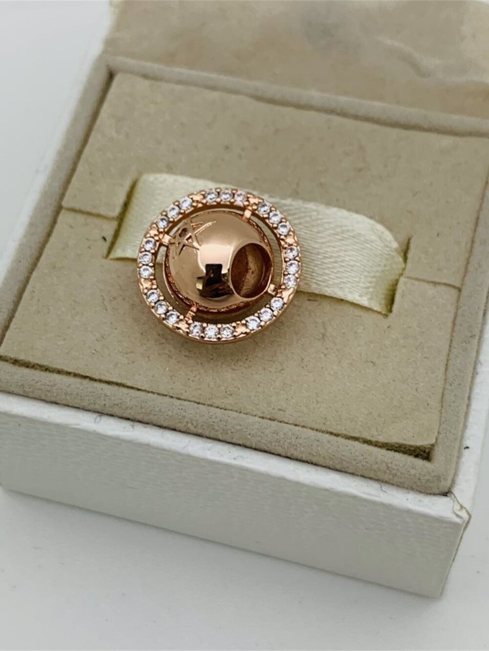✨🔥Pandora Saturn planet charm ROSE Gold